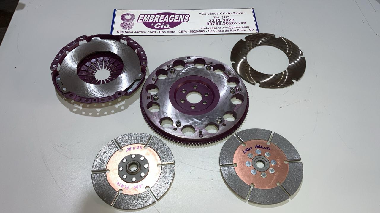 Embreagem multidisco AP carbono
